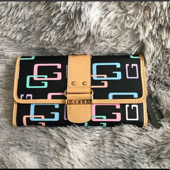 Guess Handbags - 🛍2/$35 GUESS Multicolour Long Wallet